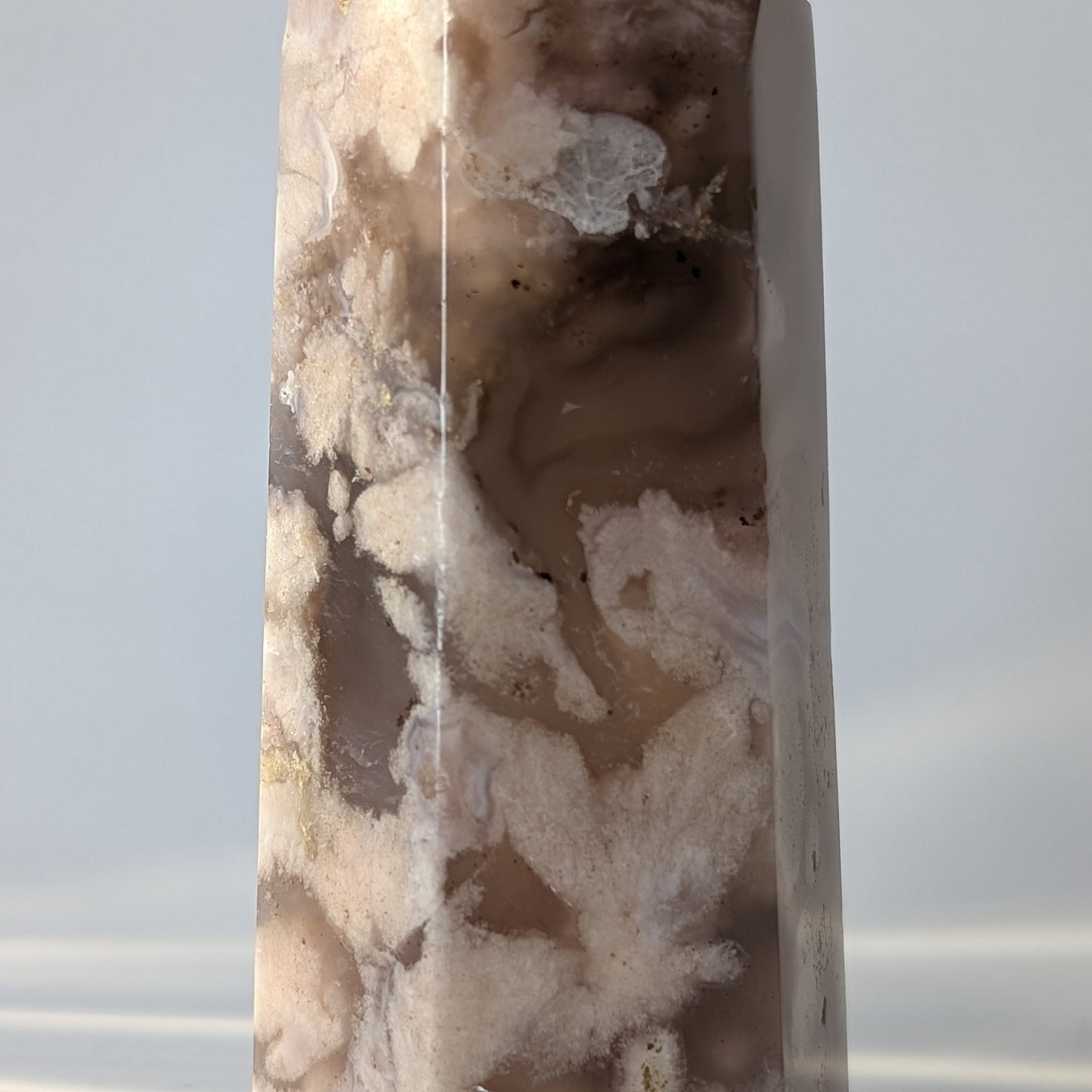 Flower Agate Polished Point (Option #1)