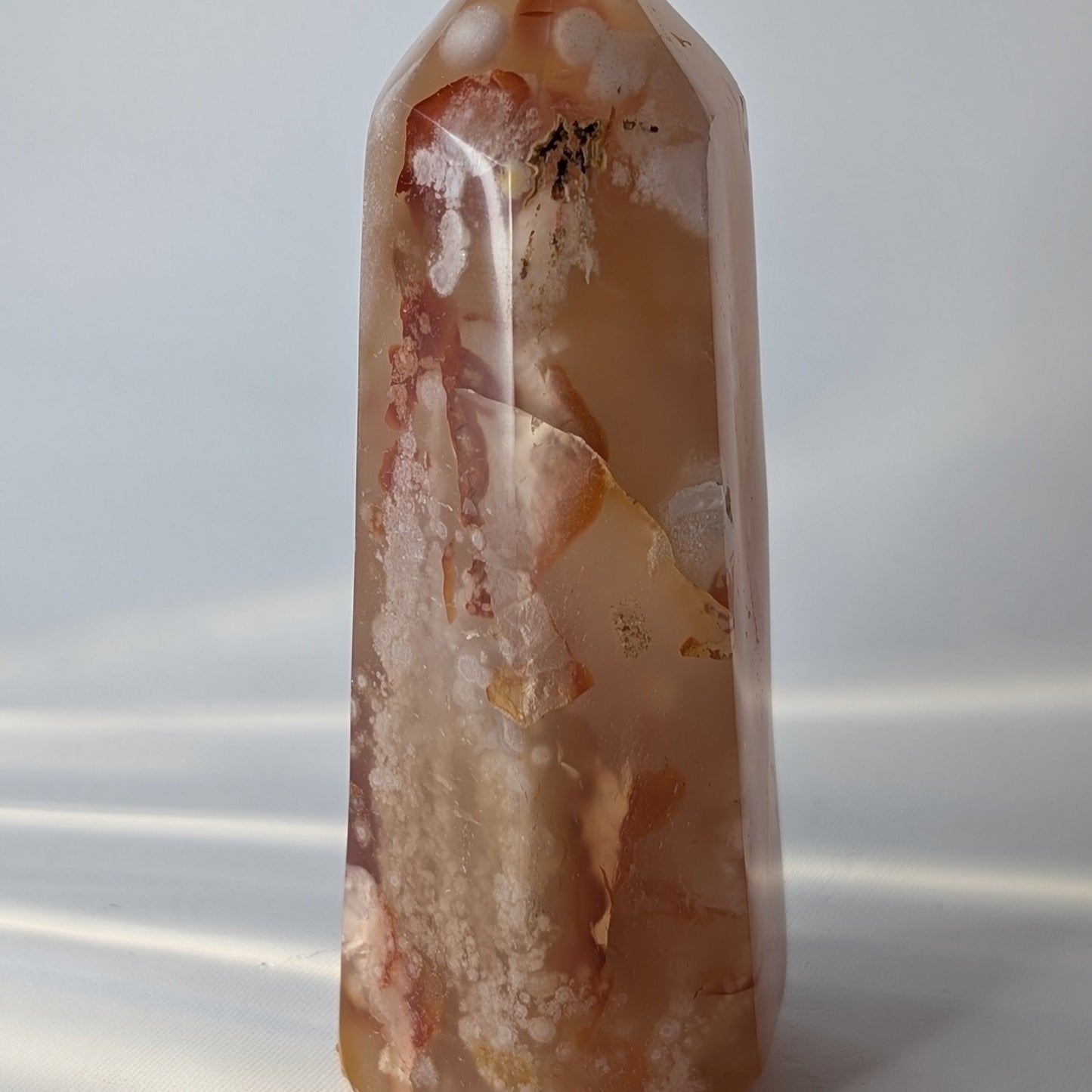 Flower Agate Polished Point (Option #2)