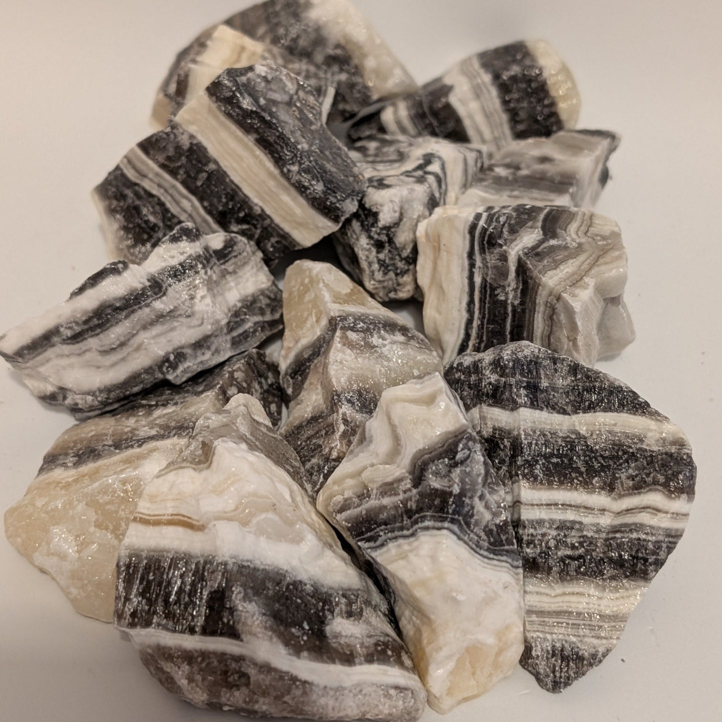 Zebra Calcite Rough Rock