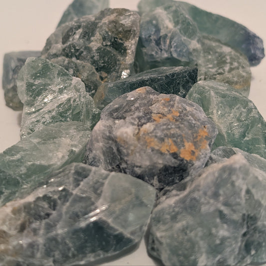 Green Fluorite Rough Rock