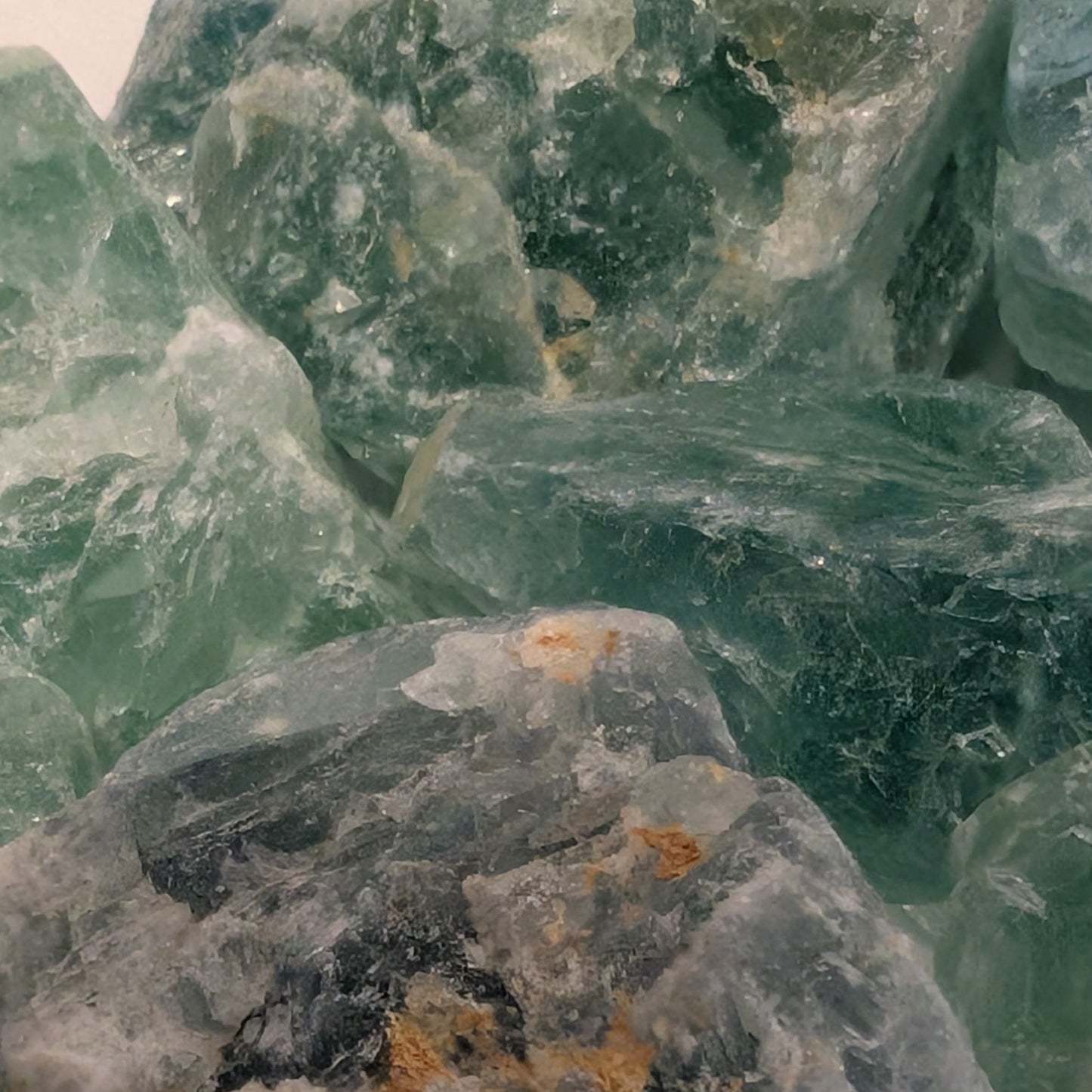 Green Fluorite Rough Rock