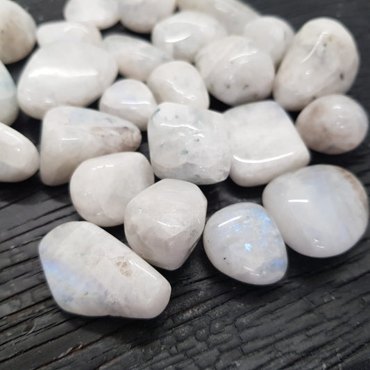 Rainbow Moonstone Tumbled Stone