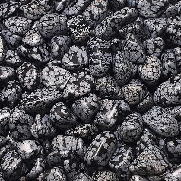Snowflake Obsidian Tumbled Stone